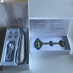 New No Tags, Skin, Blackhead remover pore vacuum, Jade roller